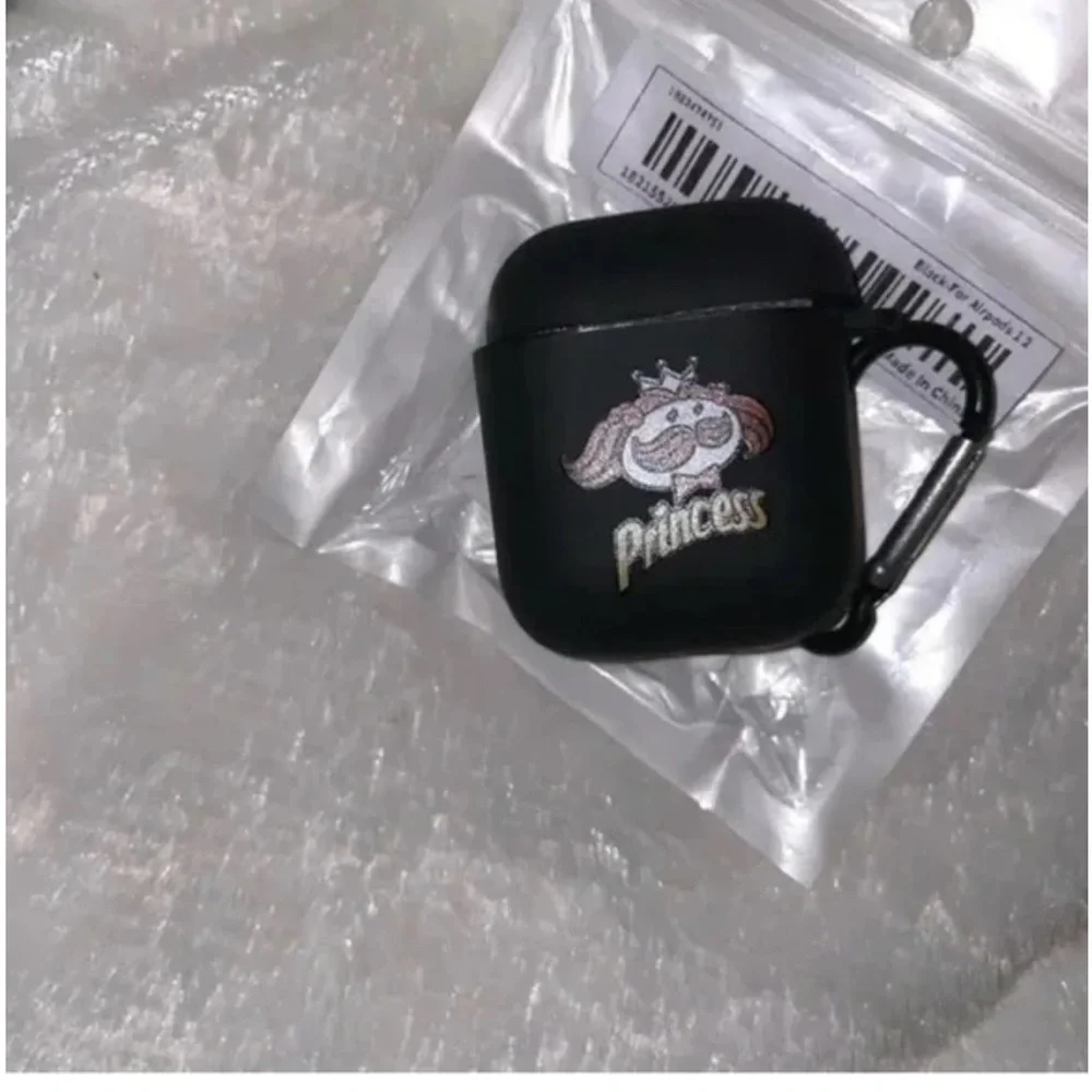 Pringles Cartoon Airpods Case 1 or 2 Generation‎ Silicone earphone buds cover